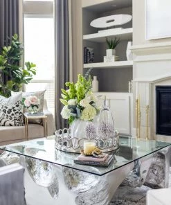 Inspire Me! Home Decor White Wavy Design Vase " From Pops Of Color Home Collection"