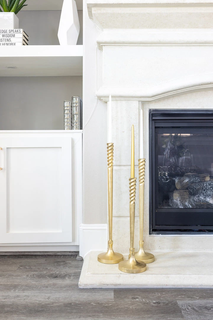 Inspire Me! Home Decor Golden Spiral Geometric Design Candlestick (3 Sizes) " From Pops Of Color Home Collection" 3 Inspire Me! Home Decor Golden Spiral Geometric Design Candlestick (3 Sizes) " From Pops Of Color Home Collection"