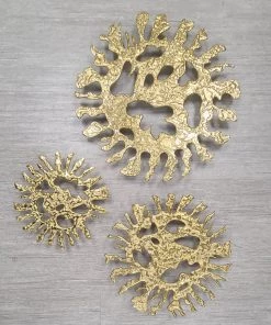 Inspire Me! Home Decor Gold Sunburst Wall Decor