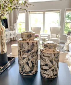 Inspire Me! Home Decor Geometric Jars - (2 Sizes)
