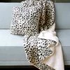 Inspire Me! Home Decor Leopard Faux Fur Cozy Throw