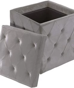 Inspire Me! Home Decor OTTOMANS Genevieve Storage Ottoman (3 Colors)