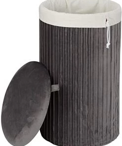 Inspire Me! Home Decor Lydia Pleated Hamper (3 Colors) 17 Inspire Me! Home Decor Lydia Pleated Hamper (3 Colors)