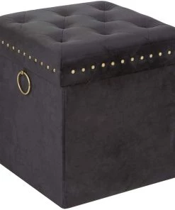 Inspire Me! Home Decor Gold Anastasia Storage Ottoman (4 Colors)