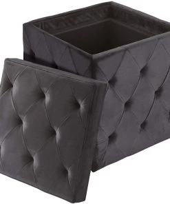 Inspire Me! Home Decor OTTOMANS Genevieve Storage Ottoman (3 Colors)
