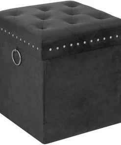 Inspire Me! Home Decor Gold Anastasia Storage Ottoman (4 Colors)