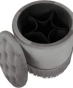 Inspire Me! Home Decor OTTOMANS Serena Storage Ottoman (2 Colors)