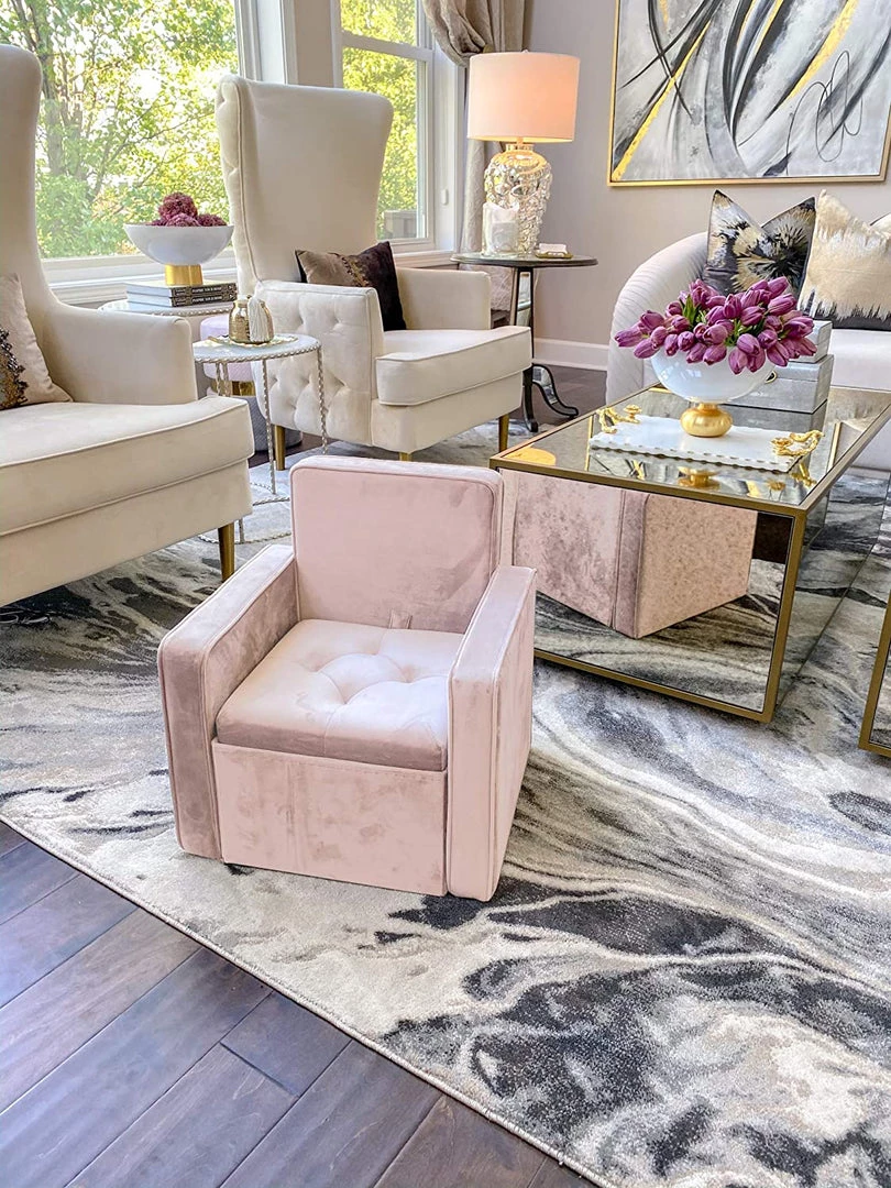 Inspire Me! Home Decor OTTOMANS Jolie Children's Storage Chair (2 Colors) 4 Inspire Me! Home Decor OTTOMANS Jolie Children's Storage Chair (2 Colors)