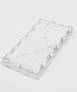 Inspire Me! Home Decor Mini Rectangular Marble Tray (2 Colors)
