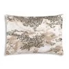 Cloud9d Amal - Ivory/Beige Pillow W/ Gold And Silver Print - 20" X 14" 2 Cloud9d Amal - Ivory/Beige Pillow W/ Gold And Silver Print - 20" X 14"