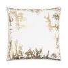 Cloud9d PILLOWS, RUGS, & THROWS Asra - White Velvet Pillow W/ Shiny Gold Foil Print - 20" X 20" 1 Cloud9d PILLOWS, RUGS, & THROWS Asra - White Velvet Pillow W/ Shiny Gold Foil Print - 20" X 20"