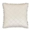 Cloud9d Diamond Beige Pillow - 20" X 20" PILLOWS, RUGS, & THROWS