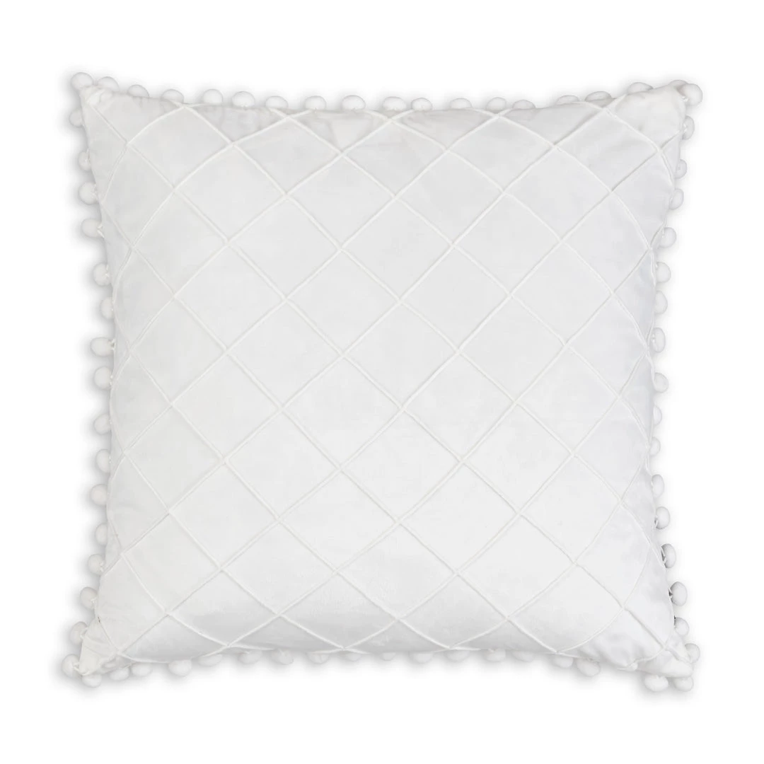 Cloud9d PILLOWS, RUGS, & THROWS Diamond White Pillow - 20" X 20" 3 Cloud9d PILLOWS, RUGS, & THROWS Diamond White Pillow - 20" X 20"