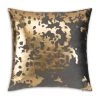 Cloud9d Elise Charcoal Gold Pillow - 20" X 20" PILLOWS, RUGS, & THROWS 2 Cloud9d Elise Charcoal Gold Pillow - 20" X 20" PILLOWS, RUGS, & THROWS
