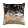 Cloud9d PILLOWS, RUGS, & THROWS Inaya - Abstract Digital Printed Velvet Pillow W/ Gold And Silver Foil - 22" X 22" 1 Cloud9d PILLOWS, RUGS, & THROWS Inaya - Abstract Digital Printed Velvet Pillow W/ Gold And Silver Foil - 22" X 22"
