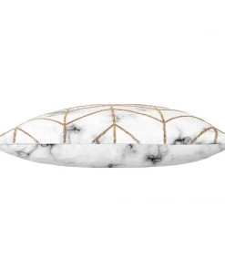 Cloud9d PILLOWS, RUGS, & THROWS Keva - Digital Printed Velvet Square Pillow W/ Hand Beaded Gold Sequin Beads - 22