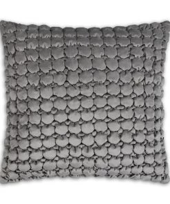 Cloud9d PILLOWS, RUGS, & THROWS Serena Grey Pillow - 20" X 20"