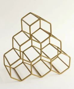Inspire Me! Home Decor Hexagon Storage Rack