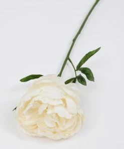 Inspire Me! Home Decor 24.5" Cream Peony Stem