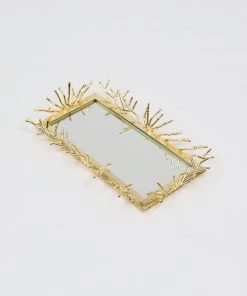 Inspire Me! Home Decor Rectangular Decorative Mirror Tray