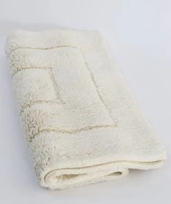 Inspire Me! Home Decor BATHROOM Oversized Ivory Bath Rug