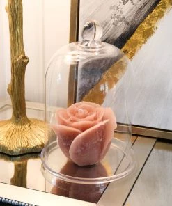 Inspire Me! Home Decor Blush Rose Candle (3 Sizes)