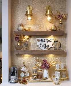 Inspire Me! Home Decor Two Tiered Cake Stand With Ripple Edge (2 Colors)