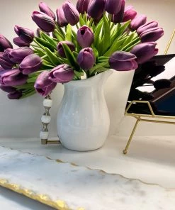 Inspire Me! Home Decor Real Touch Tulip Bouquet (8 Colors)