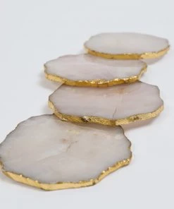 Inspire Me! Home Decor Rose Quartz Coasters (2 Colors) 14 Inspire Me! Home Decor Rose Quartz Coasters (2 Colors)