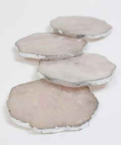 Inspire Me! Home Decor Rose Quartz Coasters (2 Colors) 15 Inspire Me! Home Decor Rose Quartz Coasters (2 Colors)