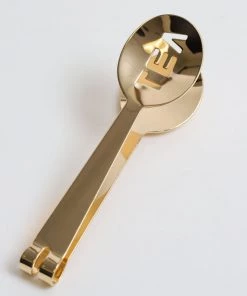 Inspire Me! Home Decor Stainless Steel Gold Tea Tongs