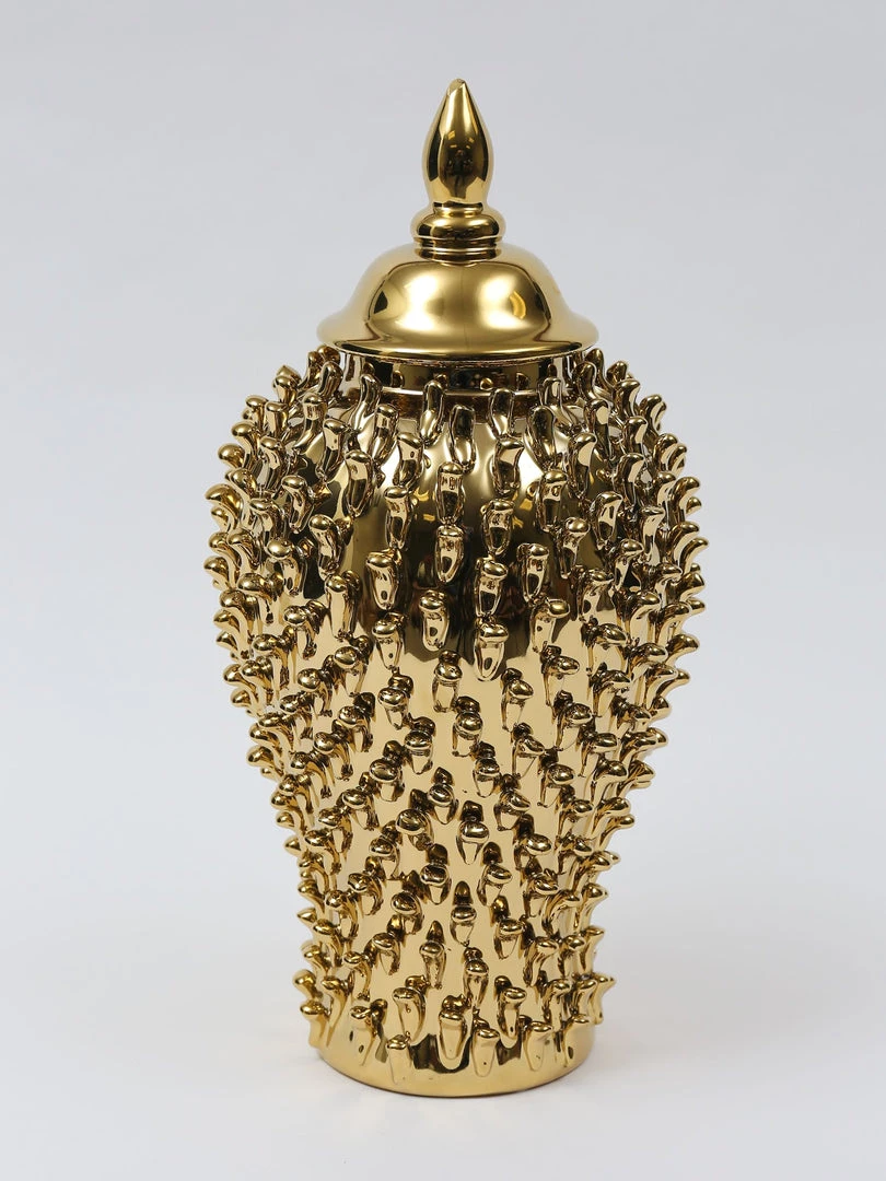 Inspire Me! Home Decor Gold Studded Ginger Jar (3 Sizes) 14 Inspire Me! Home Decor Gold Studded Ginger Jar (3 Sizes)