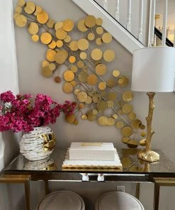 Inspire Me! Home Decor WALL ART & MIRRORS Golden Circles Wall Art 5 Inspire Me! Home Decor WALL ART & MIRRORS Golden Circles Wall Art