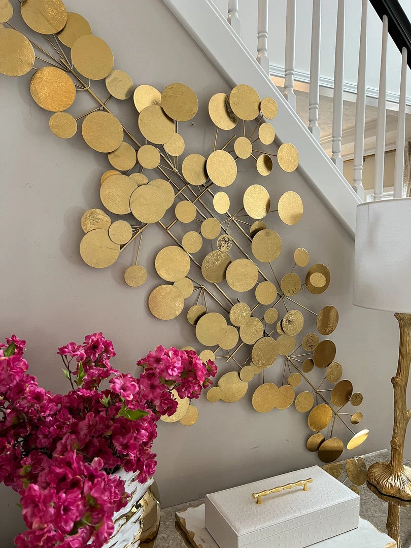 Inspire Me! Home Decor WALL ART & MIRRORS Golden Circles Wall Art 3 Inspire Me! Home Decor WALL ART & MIRRORS Golden Circles Wall Art