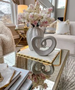 Inspire Me! Home Decor Ceramic Hearts (2 Colors)