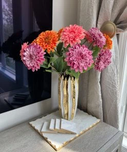 Inspire Me! Home Decor 24" Real Touch Dahlia (3 Colors)