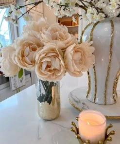 Inspire Me! Home Decor Gold Crown Candle Holder