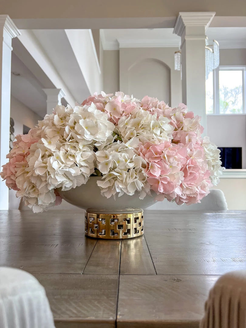 Inspire Me! Home Decor Extra Large White Ceramic Bowl With Gold Cutout Detail 6 Inspire Me! Home Decor Extra Large White Ceramic Bowl With Gold Cutout Detail