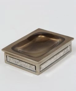 Inspire Me! Home Decor Antique Mirror Patterned Bath Collection (7 Items) Silver