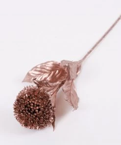 Inspire Me! Home Decor Rose Gold Metallic Allium Stem