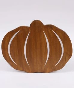 Inspire Me! Home Decor KITCHEN Wood Pumpkin Board With White Details