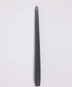 Inspire Me! Home Decor Dark Grey Taper Candle