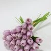 Inspire Me! Home Decor Real Touch Purple Tulip Bundle (3 Shades)