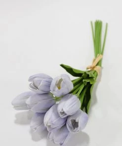 Inspire Me! Home Decor Real Touch Purple Tulip Bundle (3 Shades) 16 Inspire Me! Home Decor Real Touch Purple Tulip Bundle (3 Shades)