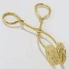 Inspire Me! Home Decor Gold Leaf Snack Tongs
