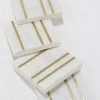 Inspire Me! Home Decor Square Marble Coasters With Gold Inlay (Set Of 4)