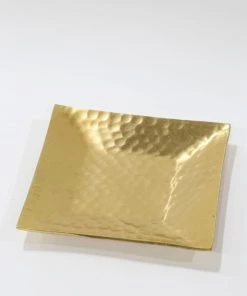 Inspire Me! Home Decor Hammered Square Dish