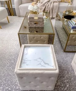 Inspire Me! Home Decor OTTOMANS Genevieve Storage Ottoman (3 Colors)