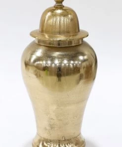 Inspire Me! Home Decor Gold Metal Ginger Jar