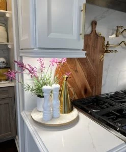 Inspire Me! Home Decor Lavender In White Vase